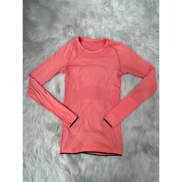 Lululemon Swiftly Tech Long Sleeve Light Flare Inkwell Sz 4 - Picture 1 of 3